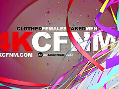 Old dirty Perv Tied and Jerked Off by 2 Hungry Housewives at 4KCFNM