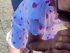 Hot Roadside xxx six indies with Passenger - Wild Doggy to Orgasm