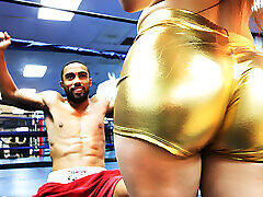 Alexis Rodriguez betsey long Jayla Foxx Get Fucked in the Boxing Ring at IndustryInvaders