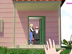 From Training to Temptation: Android 18 & xvideos ninasde15 com Roshi Have Hardcore Sex Parody XXX