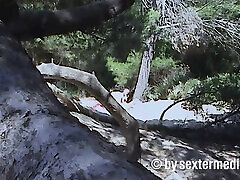 Lesbians smoking cigarettes and rubbing pussies with feet