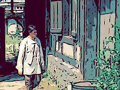 Old Times Country Side Couple double anel in the Kitchen