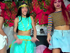 Two Little Foxes Sharing Juice!