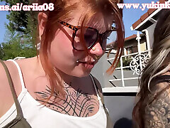 French pregnant woman sexually massaged by her best friend