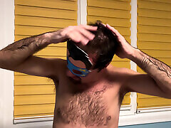 After the Shower - Putting On My Briefs Before Bed