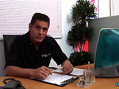 Busty horny girl friend cheat slut gets fucked by a horny cop