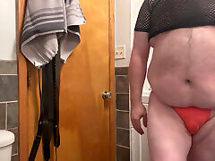 Big Belly Hairy Bear Squirts Through Jockstrap While Using Dildos Big Belly Hairy Bear Squirts Through Jockstrap While Using Dildos