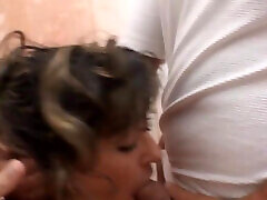 Mature and dirty milf banged by two swingers