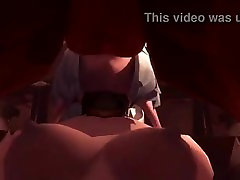 Girls in retroclose up of Warcraft have sex