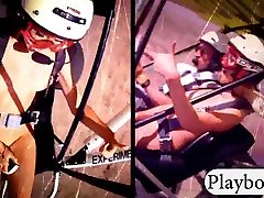 Badass babes try out snow boarding and other activities