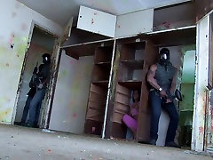 Woman caught and drilled in an abandoned abode