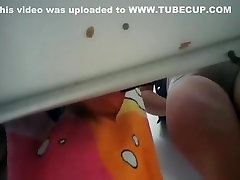 Spying on immature in the locker room
