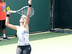 Garbine muguruza sexy practice