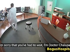 Amateur patient pumped on docs desk