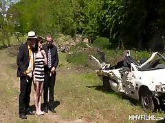 Old Dudes and a Redhead German Teen Old Dudes and a Redhead German Teen