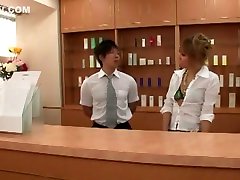 Amazing couples hairy slut Chiri Takano in Incredible DPFuta-ana, Cunnilingus JAV movie