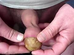 Big vegetables in foreskin