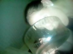 Squirting into a bowl n drinking it