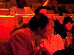 My wife service strangers in cinema 1- More On HDMilfCam.com