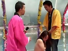 Hottest Japanese chick in Amazing Casting, Interview JAV movie