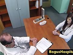 Nurse sucks doctors dick before jjanea marie fucking