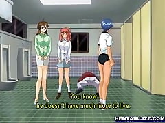 teenvbeo cmo anime coed in stockings asked to les
