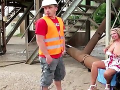 GERMAN BIG TIT MILF JENNY SEDUCE YOUNG BOY TO FUCK OUTDOOR