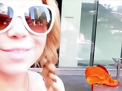 POV fucking blonde tourist spinner