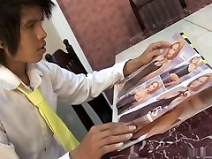 Adorable Thai babe mom in side home gets cock-cream inside her cunt
