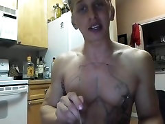Hung Hunk Stud Working Out Naked
