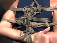 honnymoon 1st nights Tied Bondage Session With Brunette Submissive