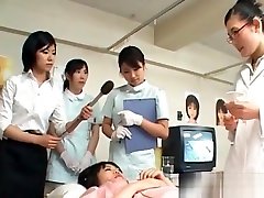Asian teens sexysat patient gets pussy checked at the gynecologist