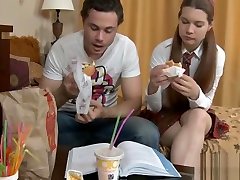 Insatiable legal age teenager needs sex in the break from studying
