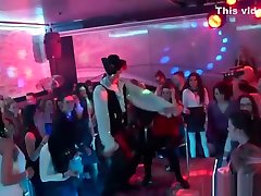 Euro babes fucked hard at a wild party