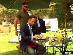 Muscle gay flip flop with cumshot