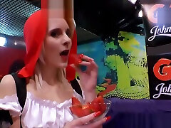 Fetish bitch gulps sperm