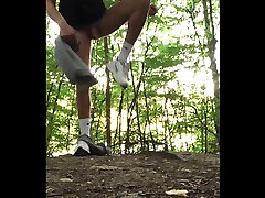 stripping off in forrest