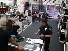 Hot brunettes gets fucked to avoid jail