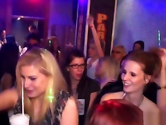 European amateurs cocksucking on dancefloor