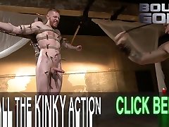 Hunk Flogged And Fucked