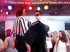 European amateur babes cockriding at sexparty
