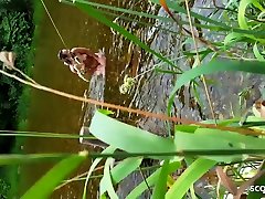 Voyeur Caught Watch German nude busty bunnie Teen and Get Fuck from her