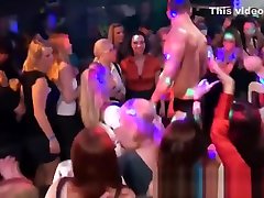 Hot girls suck male strippers at the party