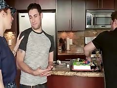 Redhead armywife fucks her stepson