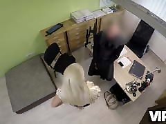 VIP4K. Poor and gorgeous shop assistant has wild sex