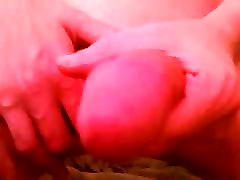 Playing with my cock. Slow motion.