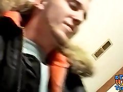 Hairy straight thug Potter sucks his own cock and jacks off