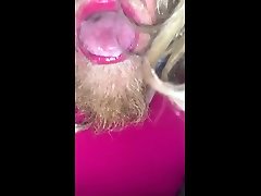 josh many facials compilation licks cum of the gloryhole wall and floor