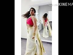 Tamil serial actress show very big white ass