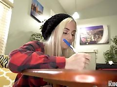 Hot Blonde Teen Aria Banks Takes Big fuck with cum on her Pounding